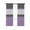 Gray Purple, variant on Sage Green Morocco Blackout Curtains, Light Blocking Print Window Curtains, Modern Stitching Geometric Striped Grey Thermal Insulated Window Drapes for Living Room 2 Panels, 55"W x 39"L