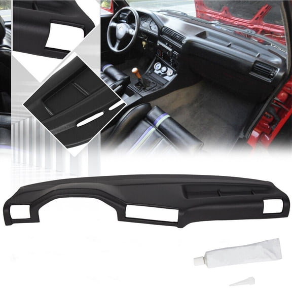 Dashboard Cap Cover Fit For BMW E30 3 Series Dash Black 1984-1991 318i 325i