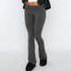 thumbnail image 3 of Pantalones de campana para mujer Leggings casuales con corte de bota Pantalones de chándal ajustados Kuymtek Gris oscuro T M para Mujer, 3 of 6