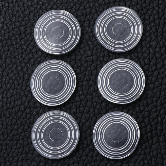 Yuangui 18 Round Glass Table Pads Clear Adhesive Bumper Non Slip Rubber Feet