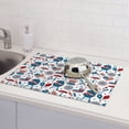 thumbnail image 6 of Yiaed Fourth Of July Party Print Highly Absorbent Microfiber Kitchen Counter Mat, Dish Drying Pad for Dishes, Utensils, Pots and Pans, Large 18" x 24", 6 of 7