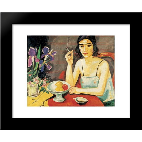 Modellpause 20x24 Framed Art Print by Pechstein, Max