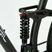 Ozark Trail FS.2 Slalom 29 in Full Suspension Mountain Bike, Medium Frame, Fits Riders 5 ft 6 in - 5 ft 9 in, Black, Adult, Unisex