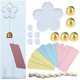 thumbnail image 1 of Moldes De Epoxi Juego de moldes de resina 21 piezas japonesas Sakura Wind Chimes moldes de silicona (B) Wdftyju Libre de BPA, 1 of 4