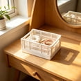 thumbnail image 4 of Fmbmuo Desktop Folding Storage Box , Multifunctional Box Cosmetics , Miscellaneous Basket For Home Bathroom Bedroom Office Sundries Cosmetics Toys, 4 of 6