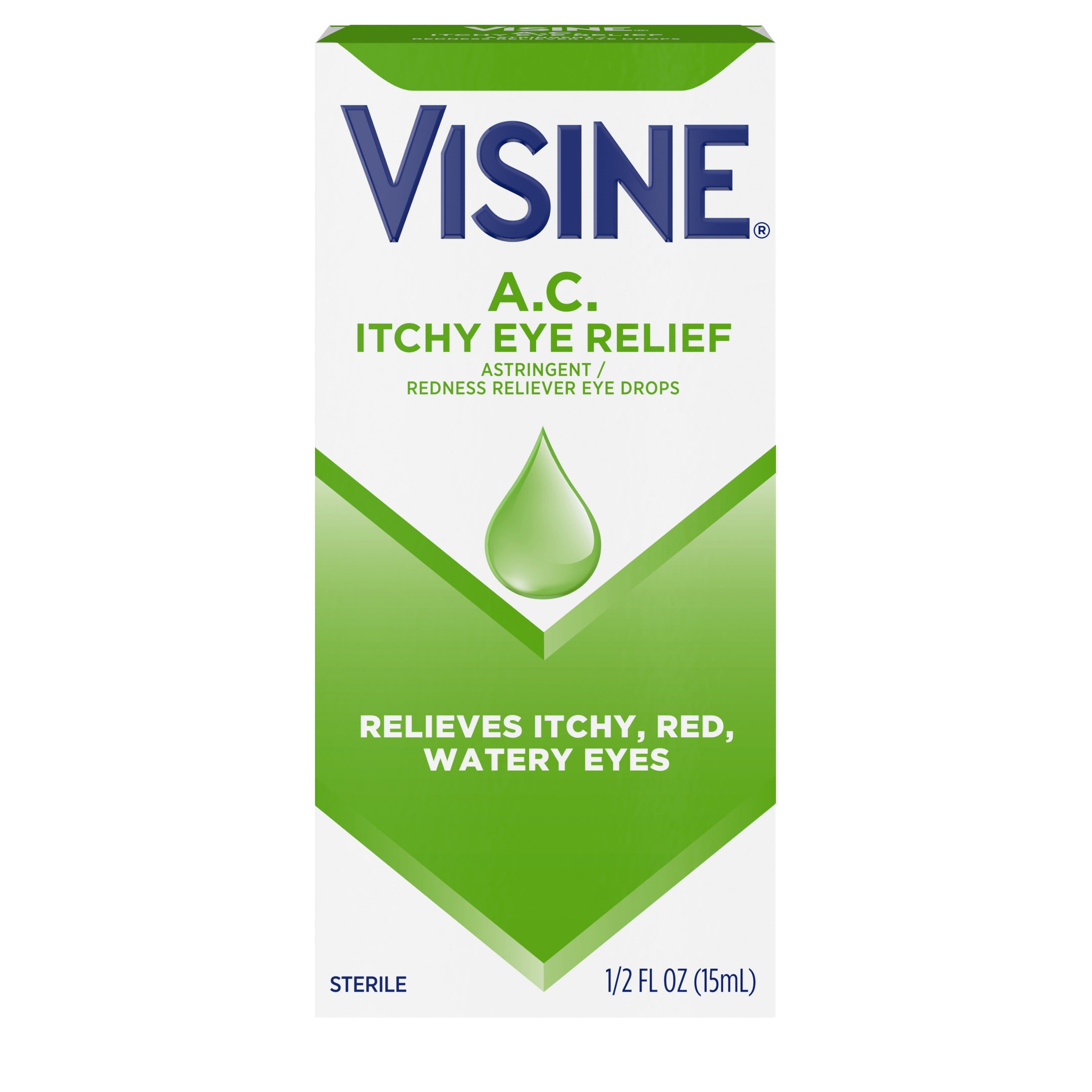 Visine A.C. Itchy Eye Relief Eye Drops, 0.5 fl. oz