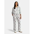 thumbnail image 2 of Hello Kitty Women’s Kuromi Graphic Print Wide Leg Jogger Pants, Sizes XXS-XXL, 2 of 5