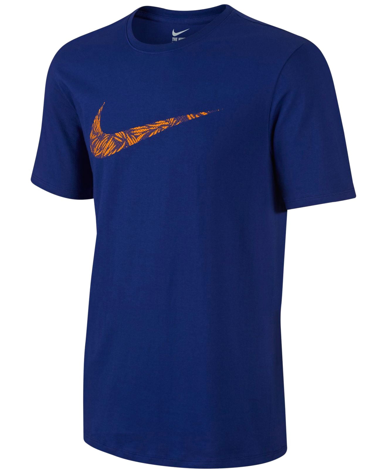 Nike - Nike NEW Royal Blue Mens XL Short Sleeve Logo-Graphic Crewneck ...