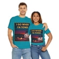 thumbnail image 3 of I Go Where I'm Towed RV Trailer Heavy Cotton T-Shirt, 3 of 4