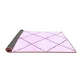 thumbnail image 2 of Ahgly Company Indoor Round Solid Purple Modern Area Rugs, 5' Round, 2 of 4