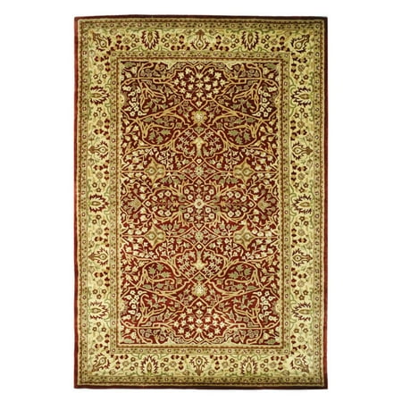 - Safavieh Persian Legend Quendro Hand Tufted New Zealand Wool Area Rug, Rust and Beige