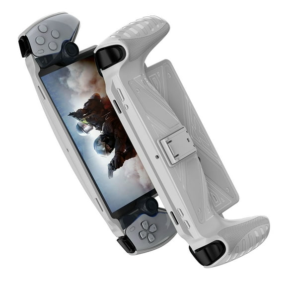 For PS5 Portal EVA Carrying Case Bag For Sony PS5 PlayStation Portable Storage Bag Travel Case Mesh Pocket for PS5 Accessories White Case Cover