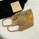thumbnail image 1 of Transporte Manejo Malla Mesh Tote Hollow Out Bag Women Algodón Capacidad Gran Color Sólido Playa Verano, 1 of 9