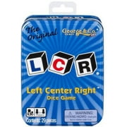 The Original LCR Left Center Right Dice Game (Blue Tin)
