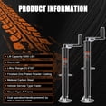 thumbnail image 3 of Trailer Jack A-Frame de 5000 libras con pata abatible ajustable POPBULL, 3 of 9