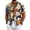 Yellow, variant on Uwinwear Linen Cotton Short Sleeve For Men Button Up V Neck Shirts Lightweight Printed Tops Hawaiian Summer Beach Casual Shirts Breathable Casual Wear,Multicolor,M