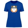 thumbnail image 1 of Guinea Pig In Blue Glasses T-Shirt Women -Image by Shutterstock, Female Large, 1 of 2