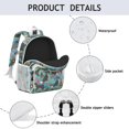 thumbnail image 4 of Bernese Mountain and Flower Backpack for School,Cute School Bag,Schoolbag with Adjustable Shoulder Straps & Padded Back,15"x11.42"x5.5", 4 of 6