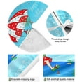thumbnail image 2 of FMSHPON Christmas Santa Claus Beach Xmas Christmas Tree Skirt Stand Mat for Holiday Party Decoration Indoor Outdoor 36 inches, 2 of 6