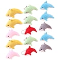 thumbnail image 2 of 25 uds llaveros de delfines de dibujos animados colgantes decorativos de delfines colgantes de bolsa de felpa, 2 of 8