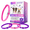 Purple & Pink, variant on Oimmal Dog Fl-ea Collar 24-Month Skin Protection on Dogs at Least 12 Weeks of Age - Waterproof - 4 Collars, Blue & Orange
