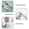 thumbnail image 4 of Shisuyan Stainless Steel Baby Fork and Spoon Set Green 1Set 20.1X2X0.8In, 4 of 9