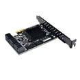 thumbnail image 2 of Tarjeta de expansión SATA PCI-E Ix Tarjeta de expansión SATA 3.0 de 8 puertos con velocidad de transmisión de 6 Gpbs tholdsy EL001394-00, 2 of 2