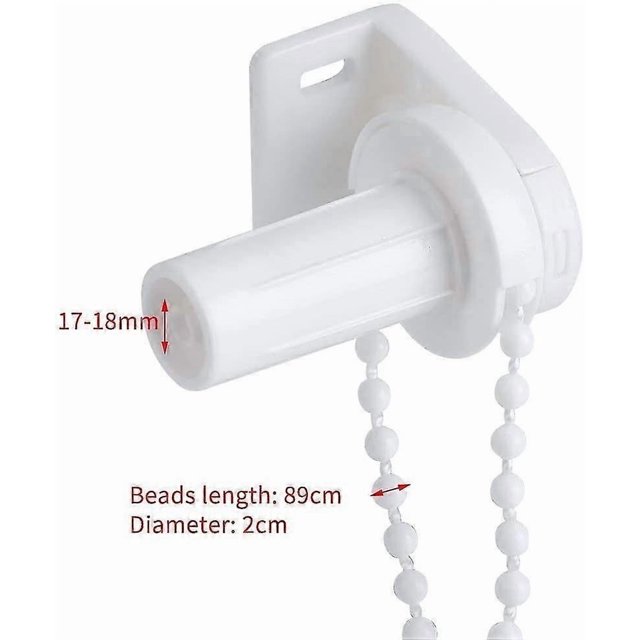 17mm Roller Blind Fittings, Roller Shade Fitting Clutch Replacement Repair Kit Bead Chain Roller Blind Curtain Fitting Brackets Set Window Treatments