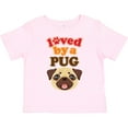 thumbnail image 3 of Inktastic Pug Dog Loved by a Pug Boys or Girls Toddler T-Shirt, 3 of 5