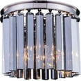 thumbnail image 1 of Flush Mount Light Ceiling Fixture SYDNEY 3-Light Polished Nickel Clear C EL-3381, 1 of 1