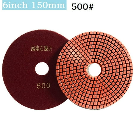 

6 Inch 150mm Dry/wet Diamond Polishing Pads Flexible Grinding Discs For Granite