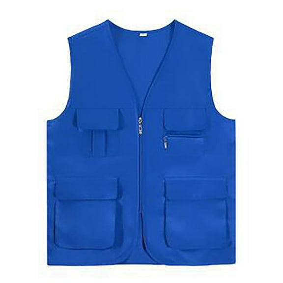 Men's Field Jacket Vest with Multiple Pockets for Emergency Fishing and Outdoor Activities Mens Muscle Gym Tank Top Breathable Sleeveless Shirts for Active Men