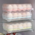 thumbnail image 4 of UDIYO Egg Storage Box High Capacity Anti-Collision Transparent Visible 15 Grid Refrigerator Egg Fresh-keeping Box Kitchen Accessories, 4 of 7
