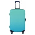 thumbnail image 2 of Goofa Teal Turquoise Pattern Luggage Covers For Suitcase,Suitcase Cover Protector Fit 18-32 Inch Luggage-X-Large, 2 of 9