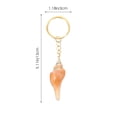thumbnail image 2 of HAMPPLIES Unique Keychains Seashell Shaped Metal Decorative Accessories for Couples 2Pcs, 2 of 8