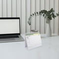 thumbnail image 4 of FRCOLOR Lightweight White Decorative Desk Calendar for Daily Office Use, 4 of 4