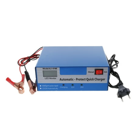 

12V/24V Automatic Quick Battery Charger Intelligent Pulse Repair Truck Storage