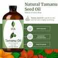 thumbnail image 5 of SVA Tamanu Seed Oil - 16 Fl Oz – 100% Natural Cold Pressed Tamanu Oil - for Face, Skin Care, Hair Care, Scalp Massage & Body Massage – Carrier Oil, 5 of 7