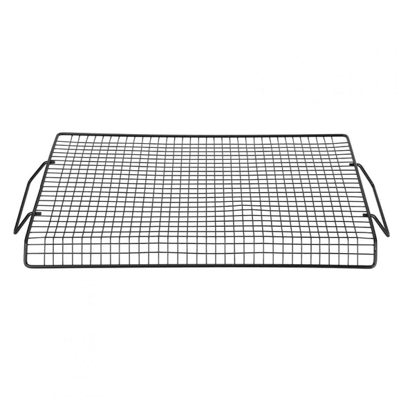 Ccdes BBQ Wire Mesh,Portable Handle Iron Non-Stick BBQ Rack Barbecue Mesh Grill Net for Outdoor BBQ Party Camping,Barbecue Mesh