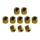 thumbnail image 2 of 10 anillos guía para caña de pescar, reparación de guías de caña DIY Cilíndrico Dorado 04, 2 of 5