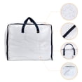 thumbnail image 3 of Unique Bargains 1 Pack Clothes Storage Bags Moving Bags Transparent 23.5*19.5*10in, 3 of 7