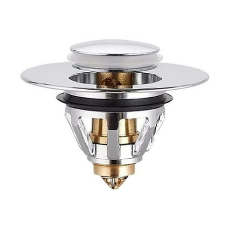 

Universal Wash Basin Core Bounce -Drain Filter Bathroom Sink Plug NEW