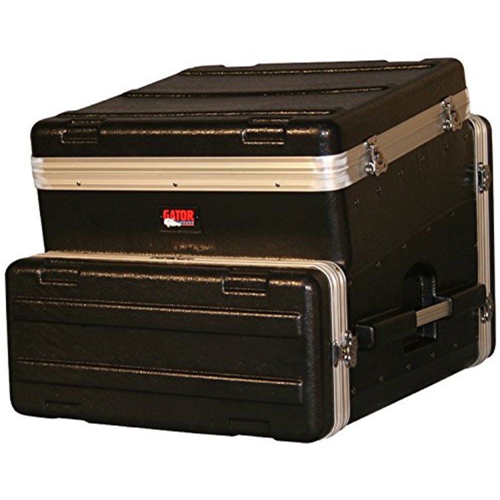 Gator Cases GRC10X4 10U Top 4U Side Console Audio Rack Case Walmart