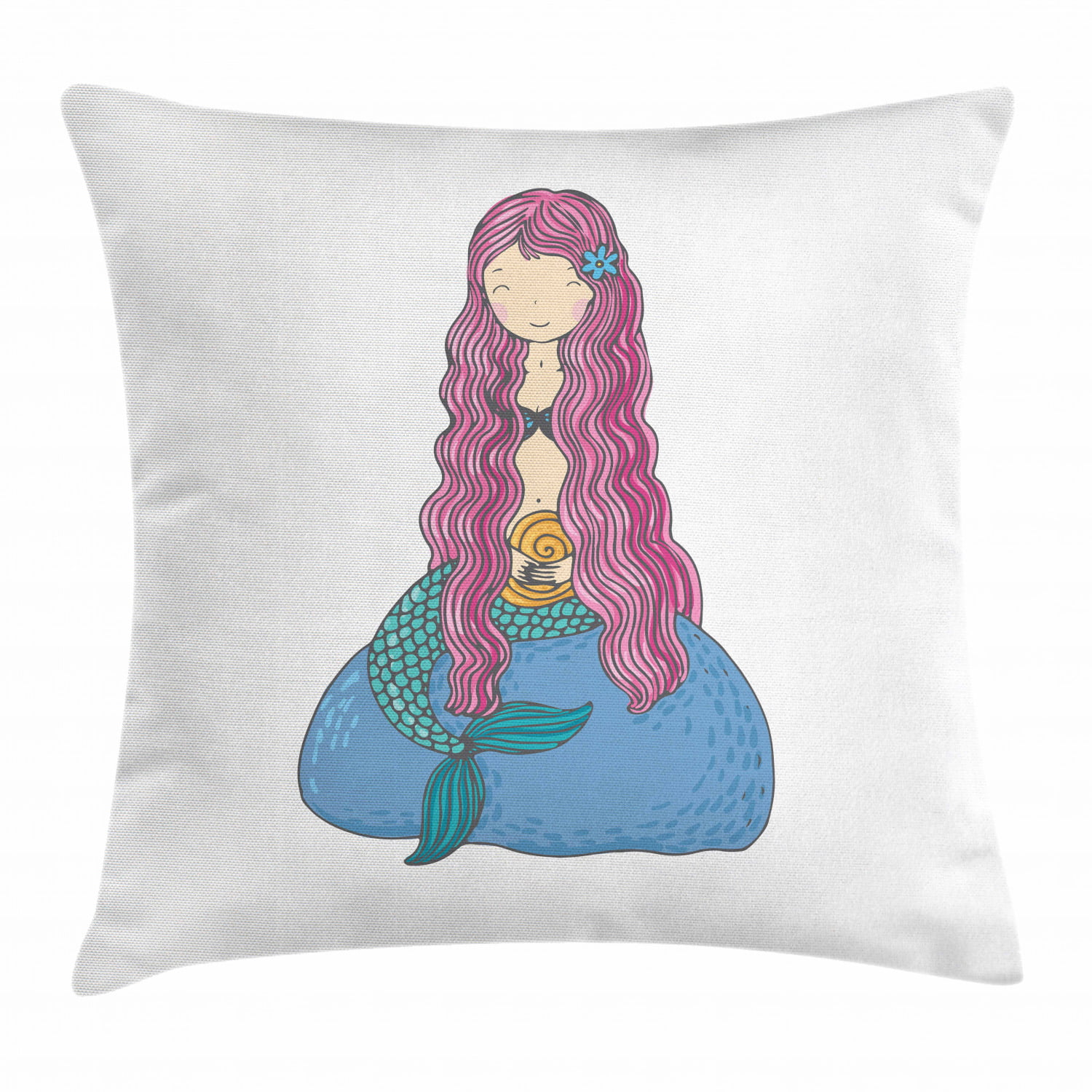 US Seller mermaid cushion cover cheap throw pillow covers 
