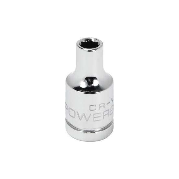 Powerbuilt 1/4 Inch Drive x 4 MM 6 Point Shallow Socket - 648280