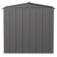 thumbnail image 3 of Arrow Classic Steel Storage Shed, 6x6, Charcoal, 3 of 7