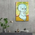 thumbnail image 6 of Funny Handsome Squidward Print Photo Art Painting Canvas Poster Home Decorative Bedroom Modern Decor Posters Gifts 24x36inch(60x90cm), 6 of 6
