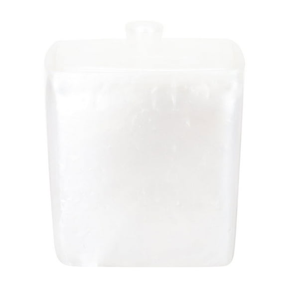Caja de almacenamiento de discos de algodón de escritorio Caja de almacenamiento de palillos de dientes con tapa Caja de almacenamiento