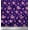 Dark Purple, variant on Soimoi Purple Cotton Duck Fabric Leaves & Chrysanthemum Floral Print Fabric by the Yard 42 Inch Wide