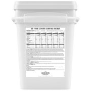 Heavens Harvest 25 Year Family Survival Food Kit + Waterproof Bucket, Emergency Freeze Dried Food Supply (60 servings)
